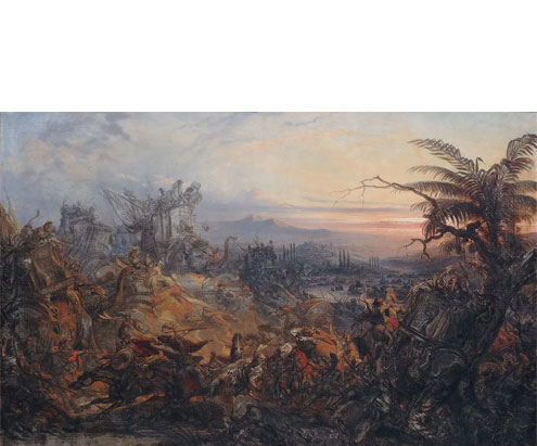 François Nicolas CHIFFLART La Bataille de Zama kaufen S. BOHM Fine Art